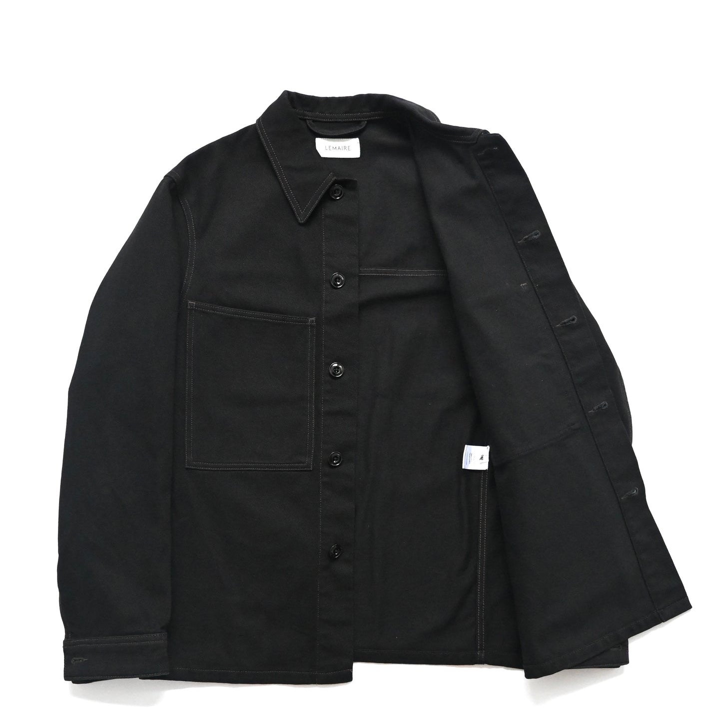 2023ss lemaire front pocket denim jacket 46