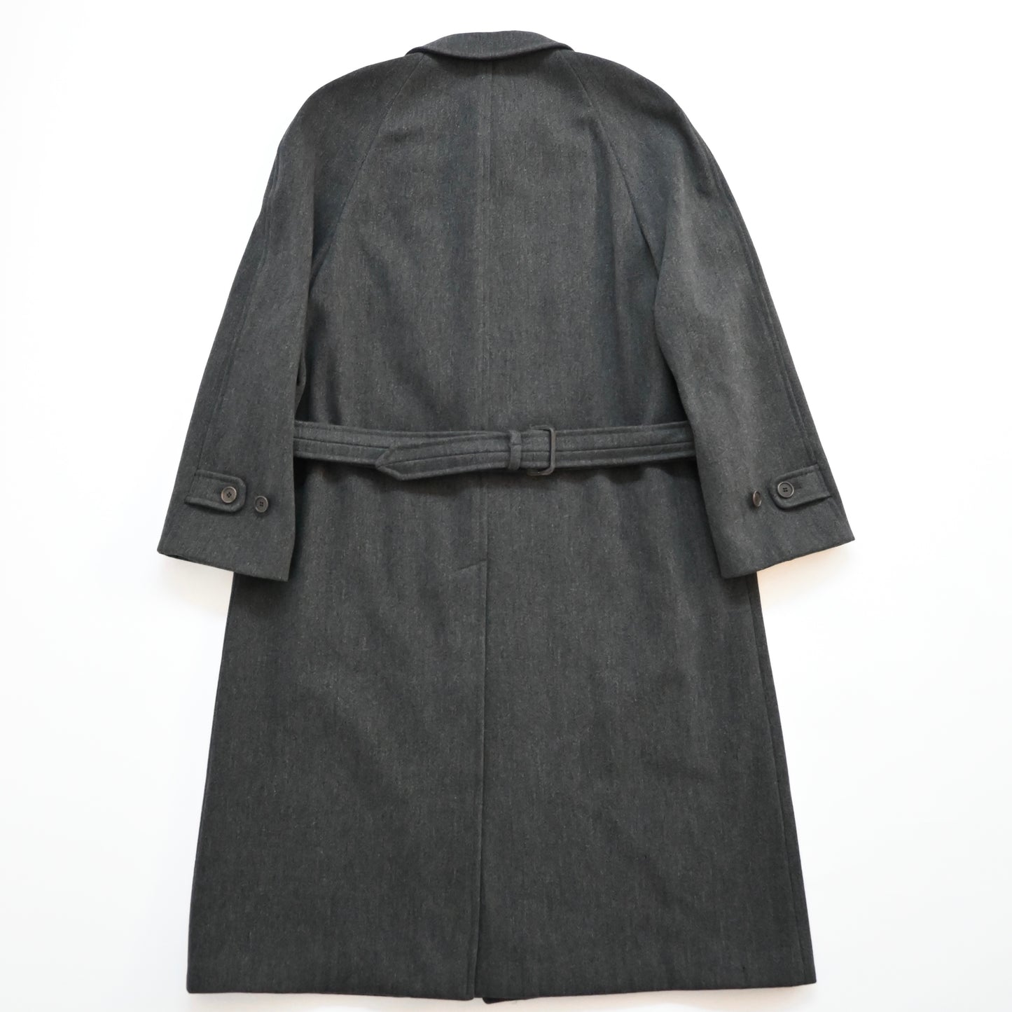 1990s giorgio armani wool long coat 48