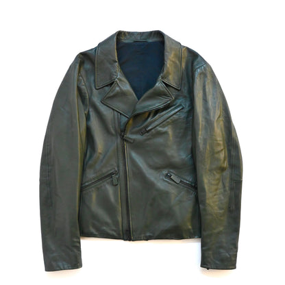 2014aw jil sander lamb leather riders jacket 52