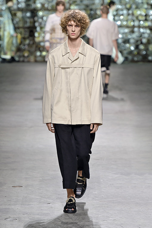 2017ss dries van noten chest strap cotton blouson S