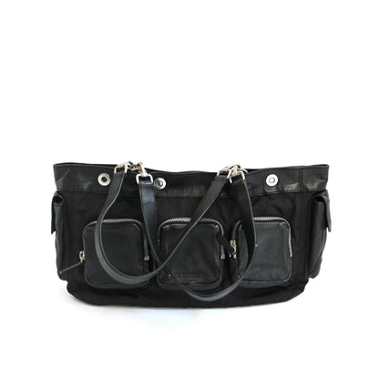 2002ss jil sander leather docking mulch pocket hand bag