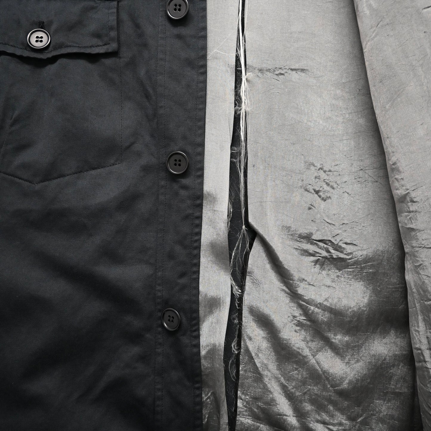 2000s helmut lang cotton coach jacket 46