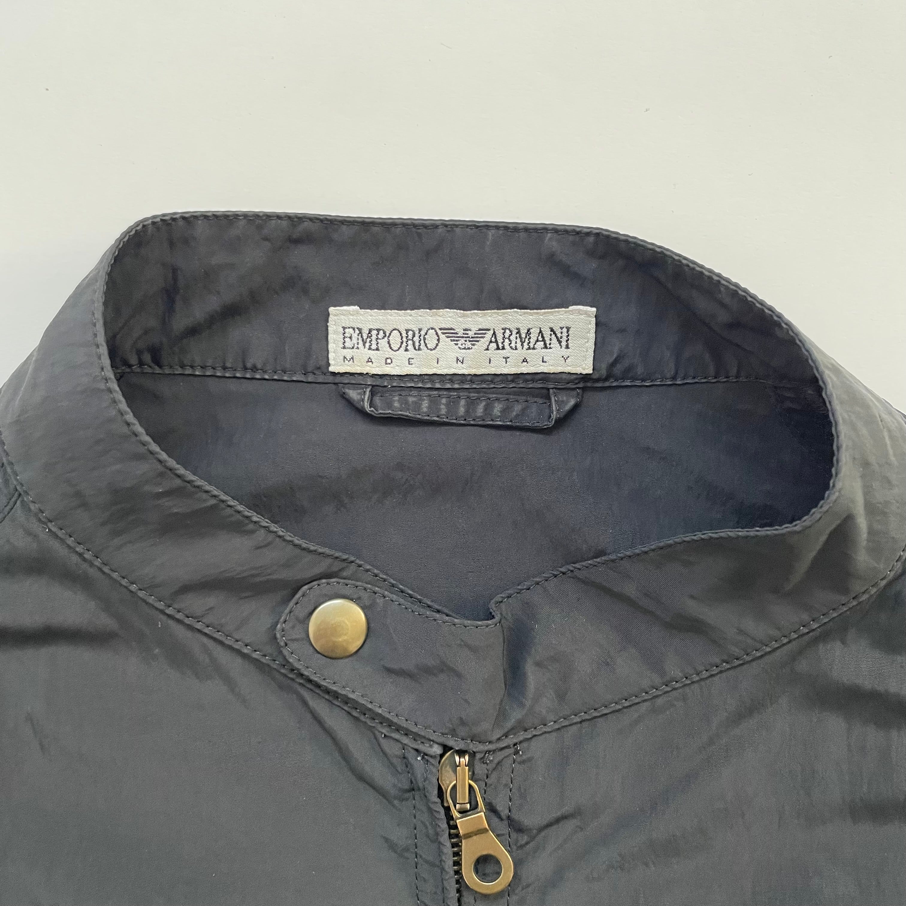 【00s_Archive】EMPORIO ARMANI ShortBlouson 1990s emporio armani nylon short blouson 48 – vexed_store