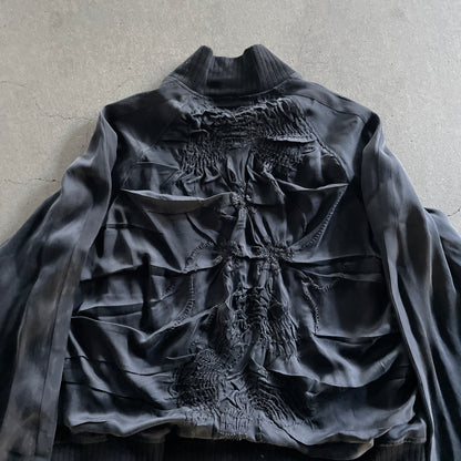 1997ss jean paul gaultie haute couture acetate bomber jacket 48