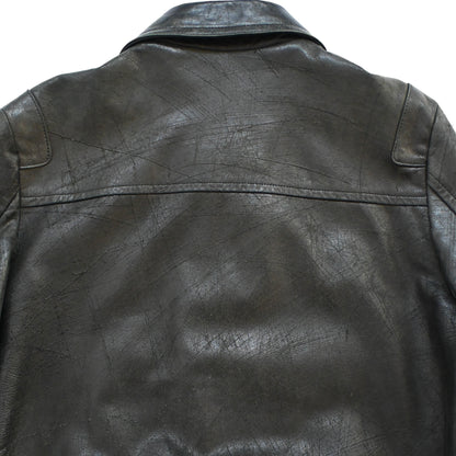 2006ss undercover but beautiful crushed leather jacket 2