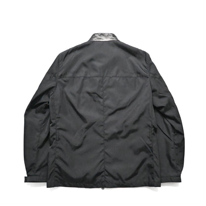 2011aw prada leather docking  nylon blouson 48