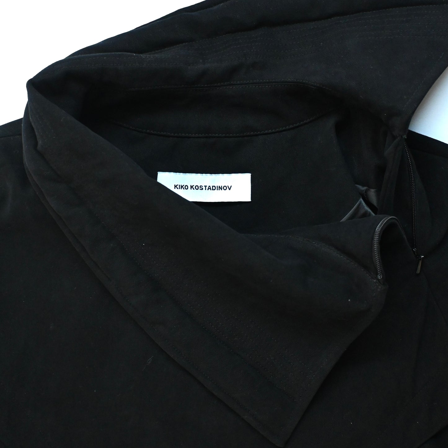 2023aw kiko kostadinov black bendix coat 46