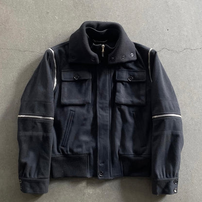 2003aw dolce&gabbana detachable
coat wool jacket 46