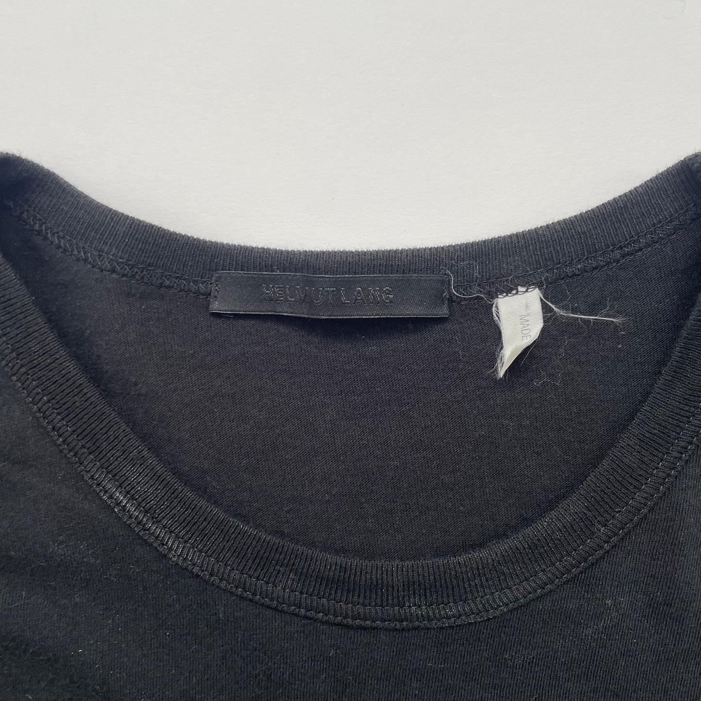 2002ss helmut lang cotton logo shirt XL