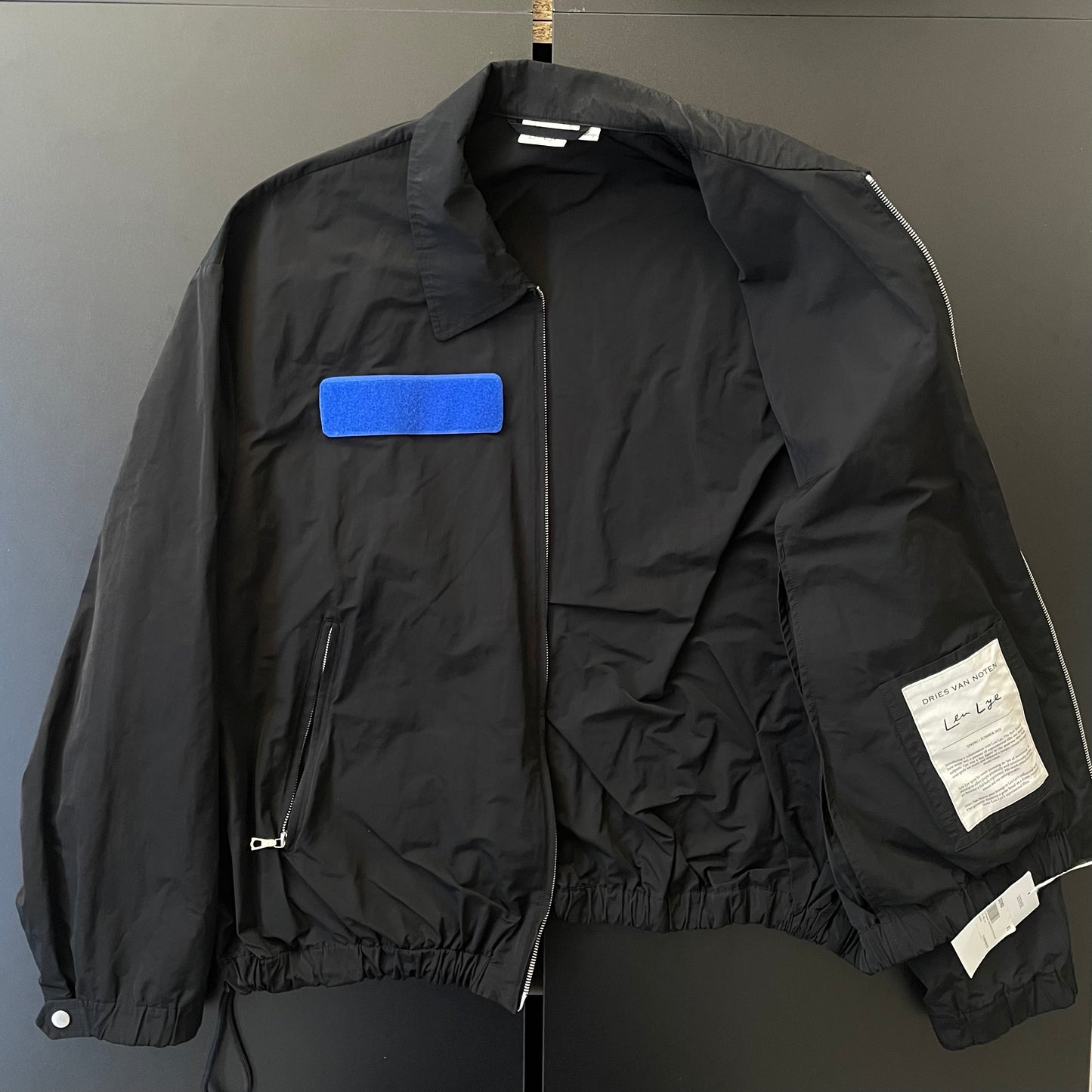 2021ss dries van noten x Len Lye nylon blouson XL