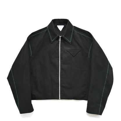 2022ss bottega veneta heavy weight cotton twill jacket 46