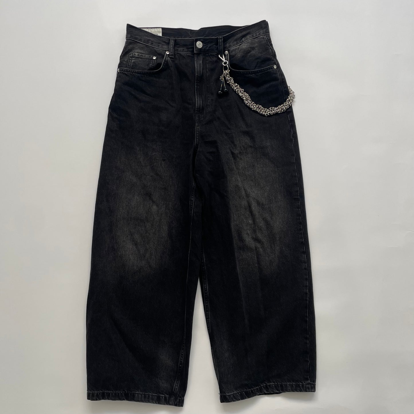 2019aw raf simons twisted black cherry wallet chain