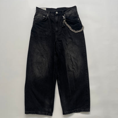 2019aw raf simons twisted black cherry wallet chain