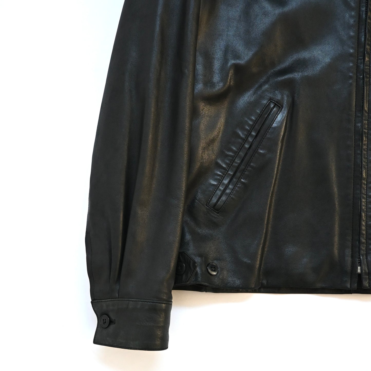 1990s agnes b homme gemuine leather jacket 2