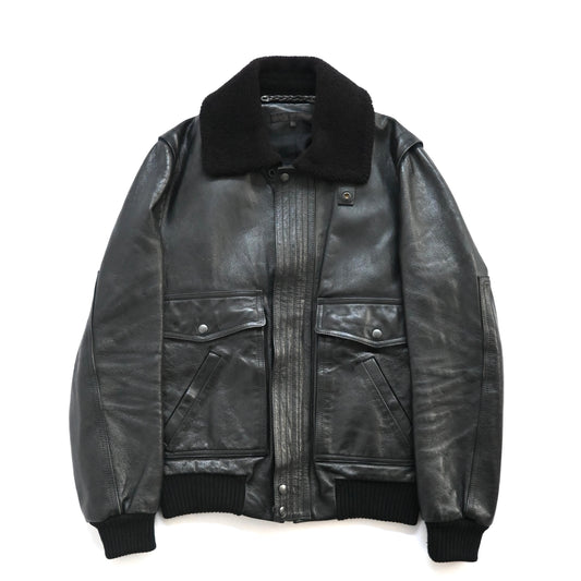 2003aw veronique branquinho caw leather flight jacket 46