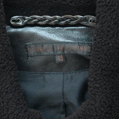 2003aw veronique branquinho caw leather flight jacket 46
