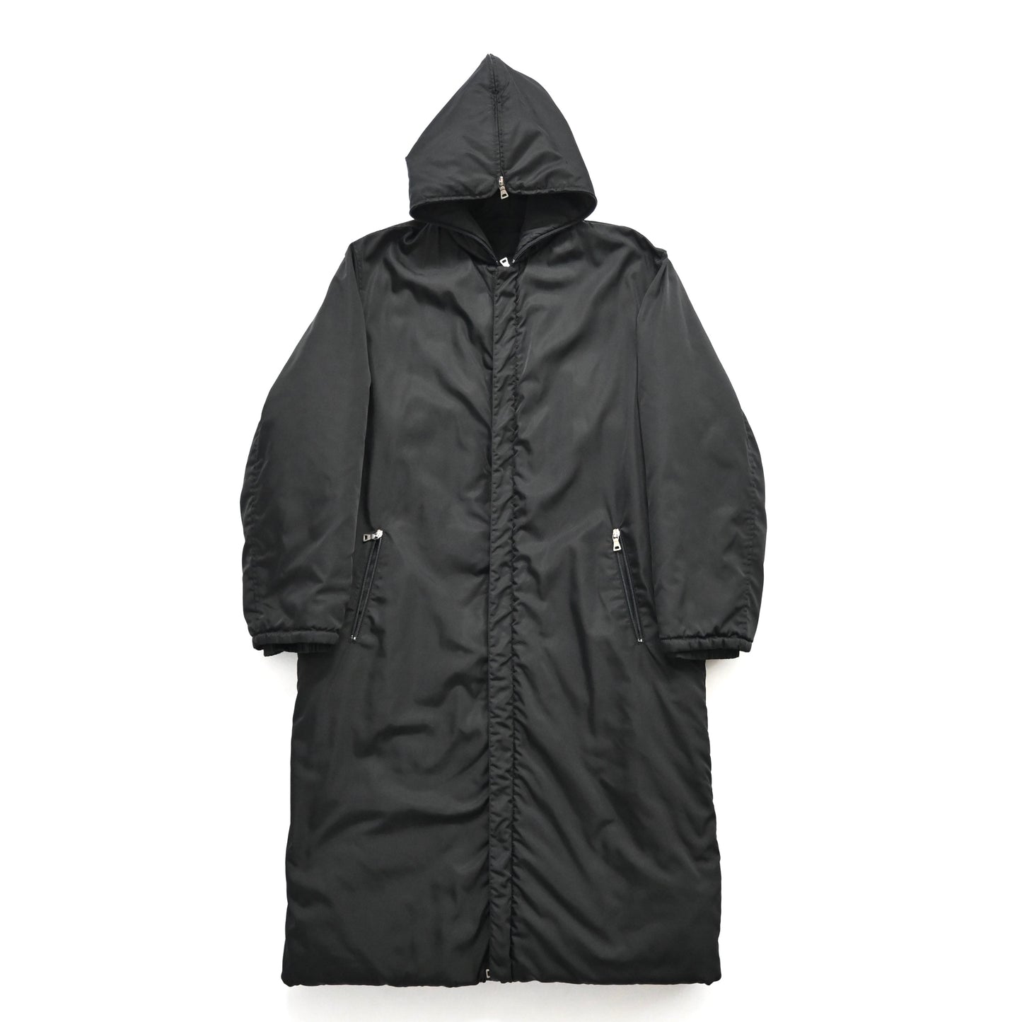 1999aw prada nylon bondage shark coat S