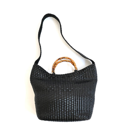 1996ss gucci woven leather hobo bag by Tom ford