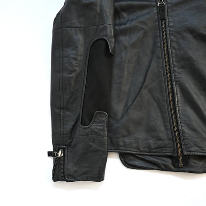 2004ss helmut lang dragonfly cutout leather jacket 50