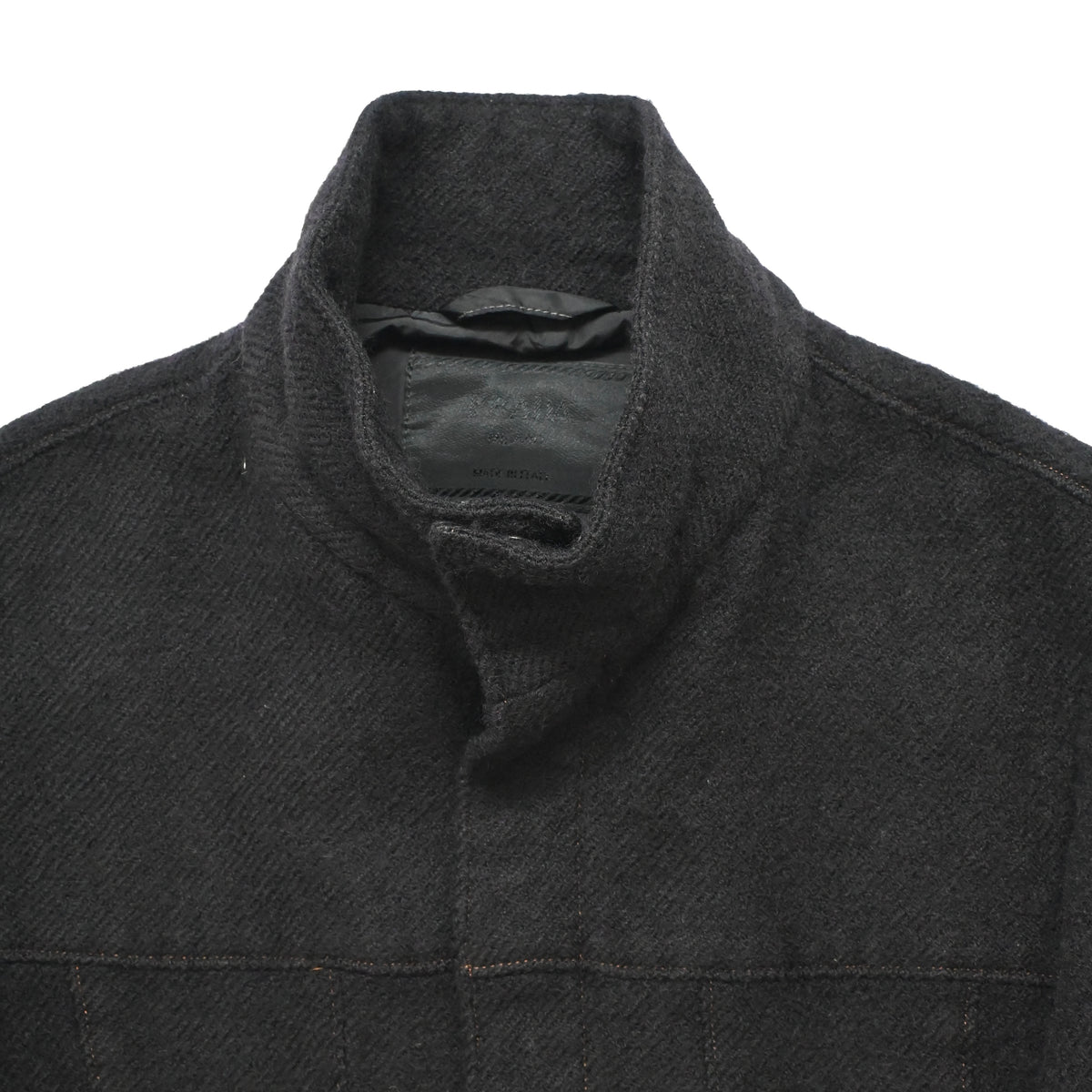 1999aw prada high neck wool blouson S