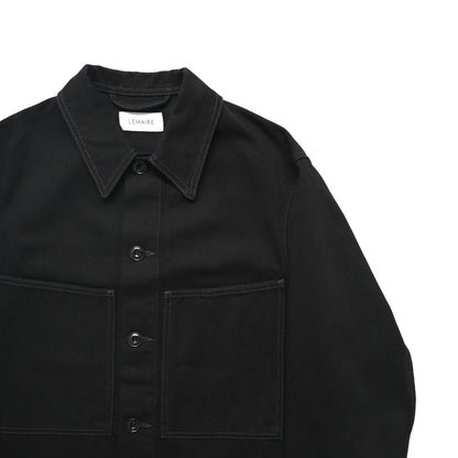 2023ss lemaire front pocket denim jacket 46