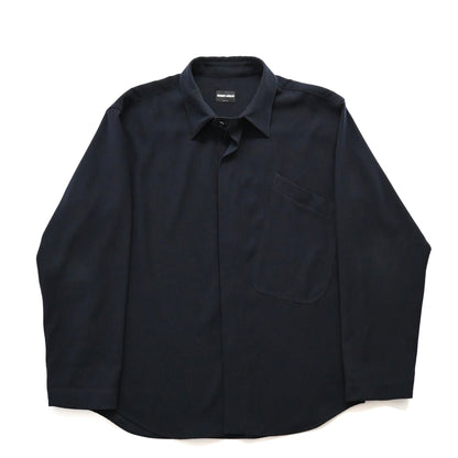1990s giorgio armani polyester shirt jacket 52
