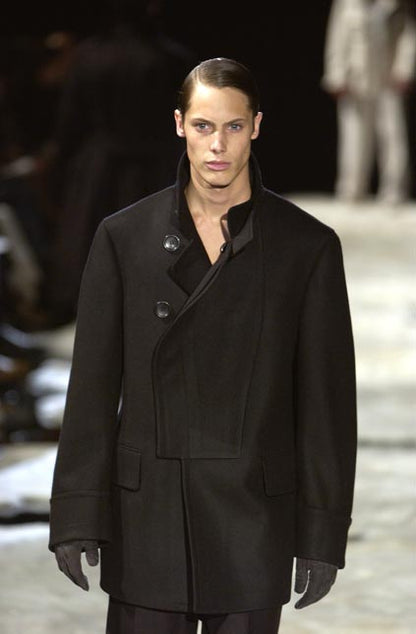 2002aw gucci wool double breasted coat 48 by Tom ford