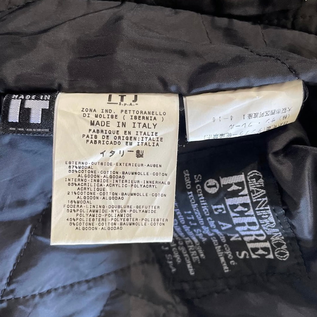 1990s gianfranco ferre fur docking
denim jacket M