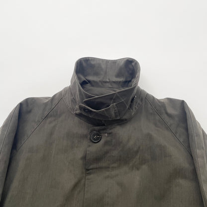 1990s giorgio armani cotton long coat 46