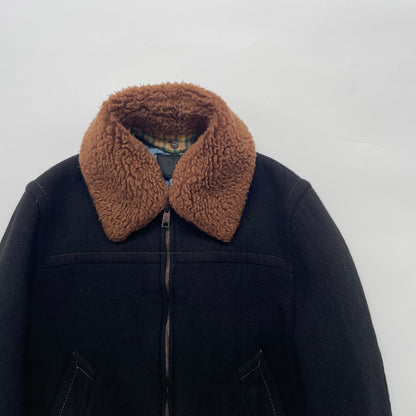 2017aw prada boa docking wool blouson 48