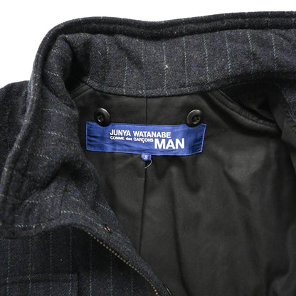 2006aw junya watanabe comme des garcons M-65 stripe wool jacket S