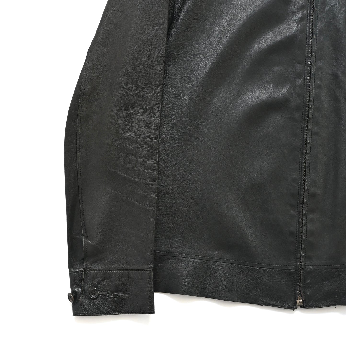 1998ss jil sander lamb leather high neek jacket 44