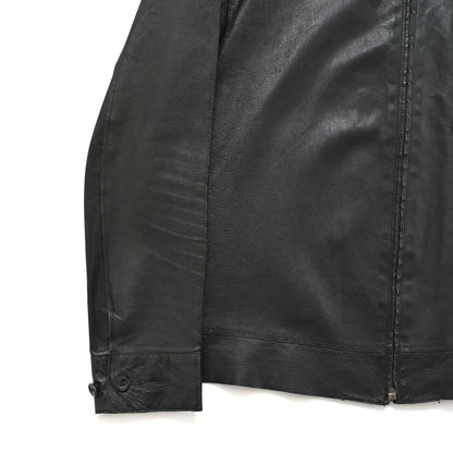 1998ss jil sander lamb leather high neek jacket 44