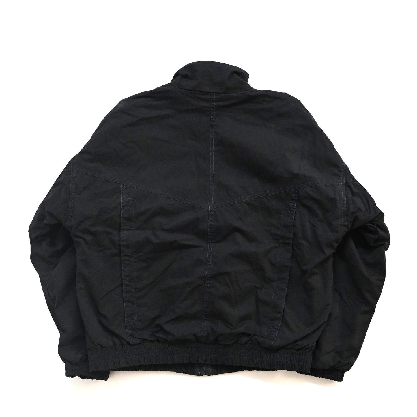 1990s giorgio armani cotton high neck blouson 50