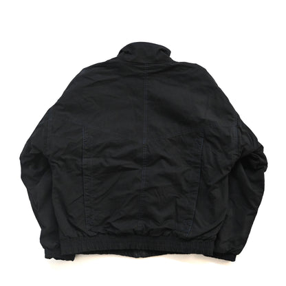 1990s giorgio armani cotton high neck blouson 50