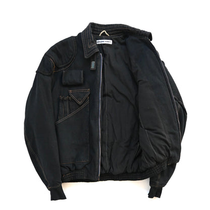 1986aw katharine hamnett denim bomber jacket M
