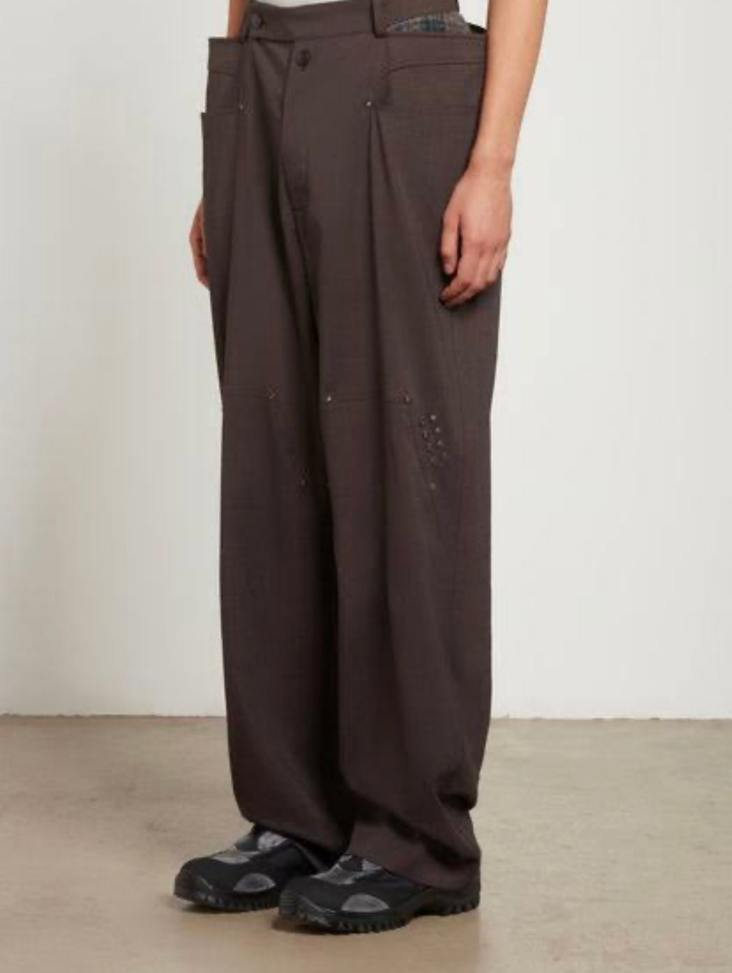 2022aw kiko kostadinov xolo antharas wide trousers 50