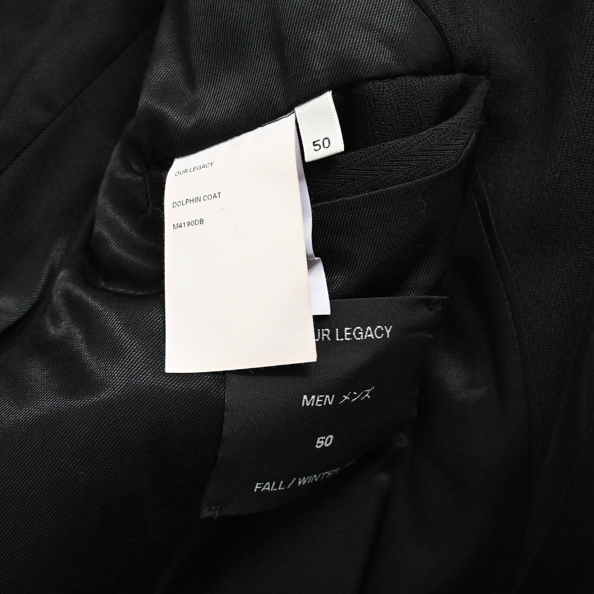 2019aw our legacy dolphin wool coat 50