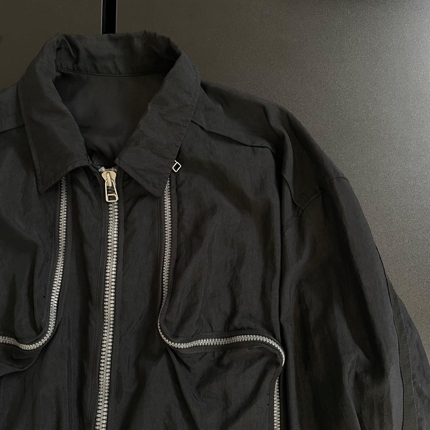 1993ss issey miyake lengthy two-way zippers reversible short  blouson L