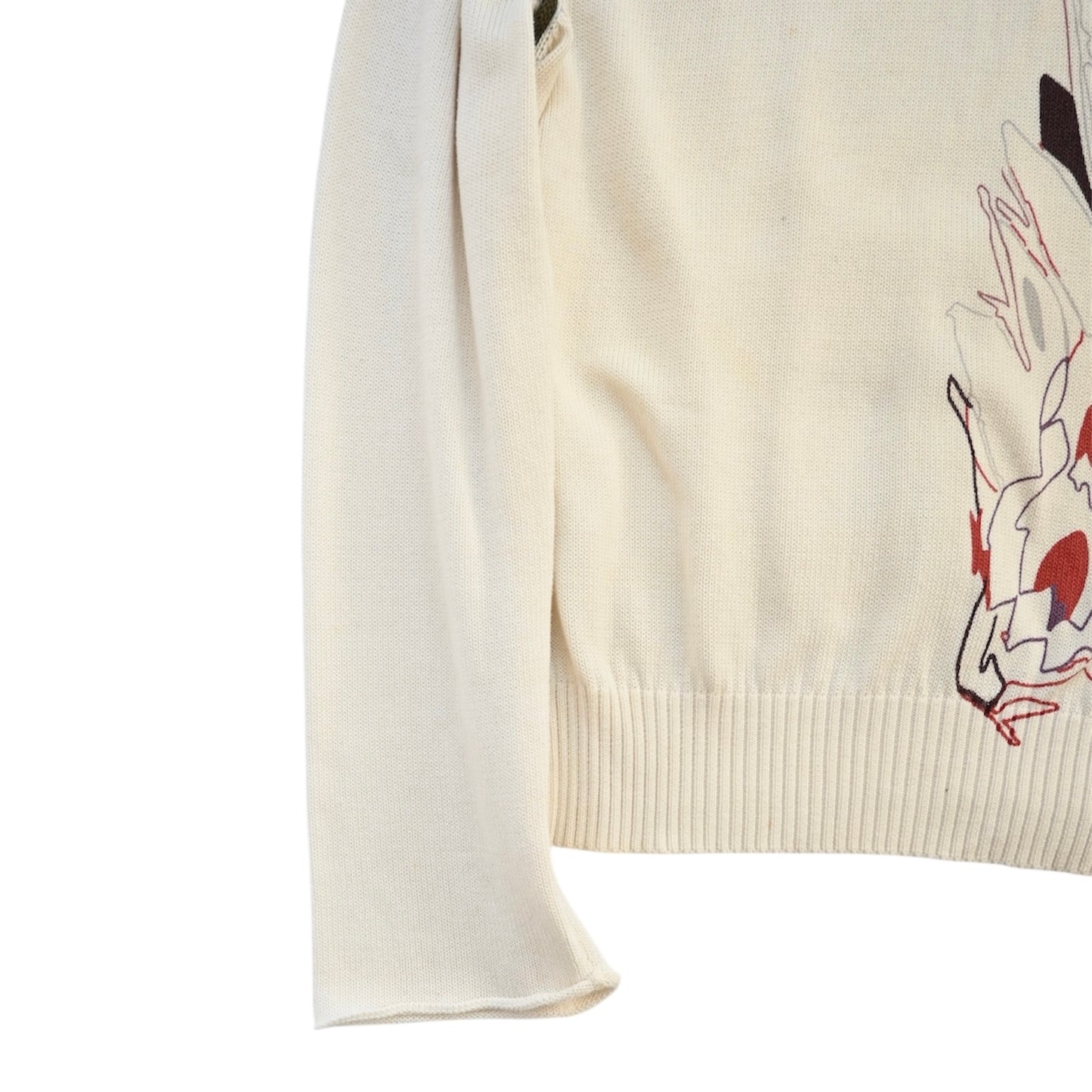 2022ss kiko kostadinov futur printed knit sweater 48