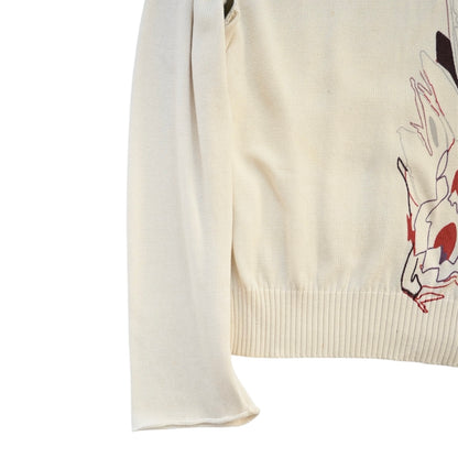 2022ss kiko kostadinov futur printed knit sweater 48