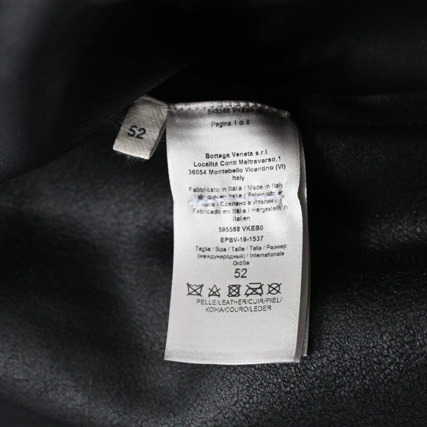 2019aw bottega veneta curve zip cow leather jacket 52 by Daniel Lee