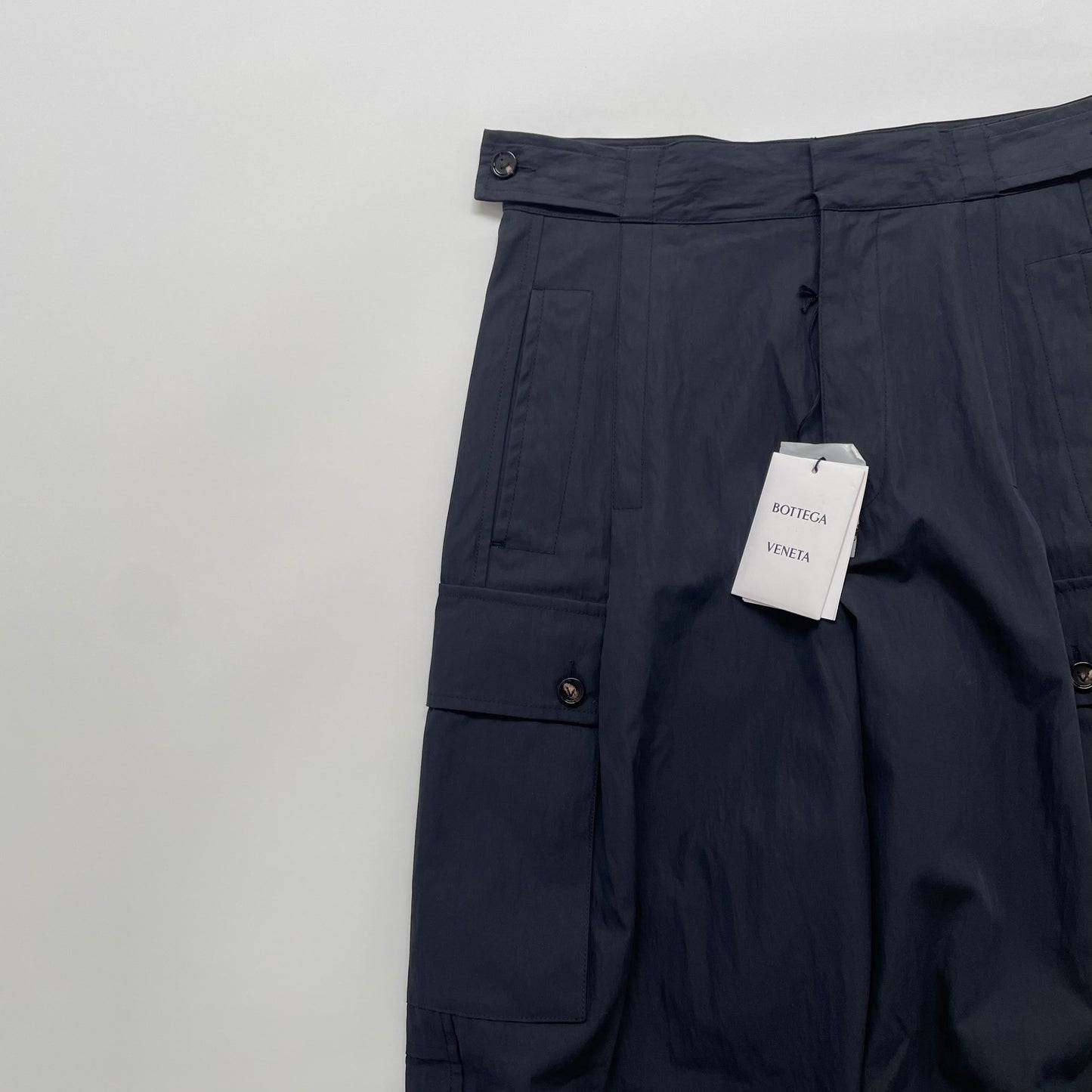 2023ss bottega veneta cotton twill cargo pants 44