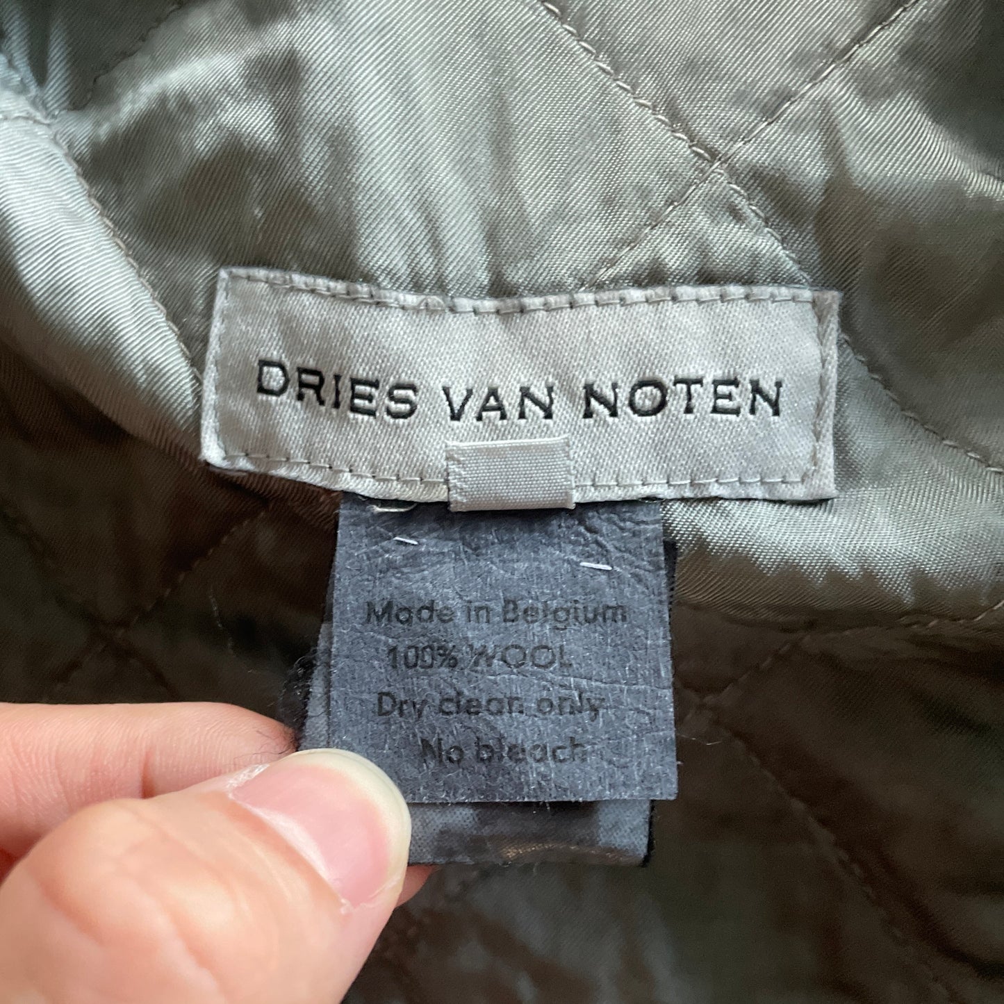 1997aw dries van noten kint docking wool blouson 50