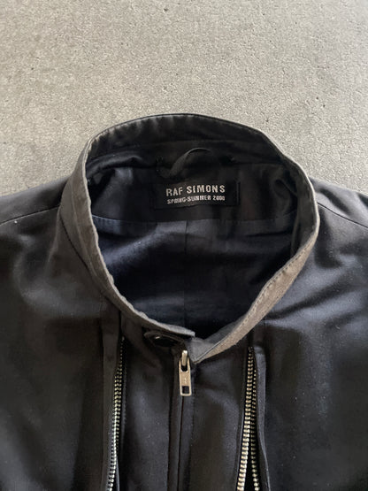 2000ss raf simons multi zipper bomber jacket 46