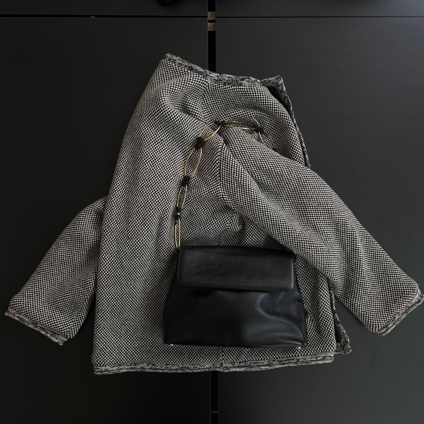 1996aw gucci gold chain shoulder bag by Tom ford