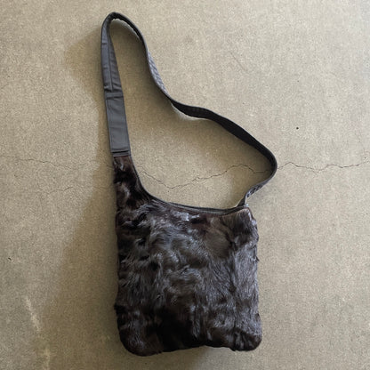 1999aw prada fur shoulder bag