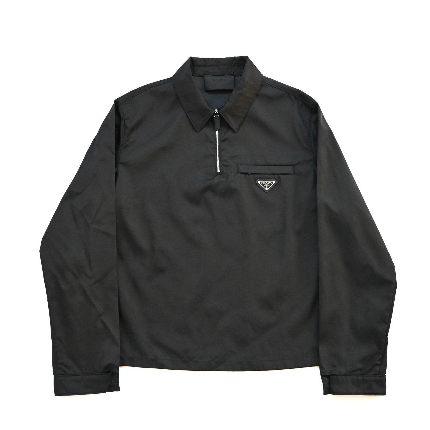 2020aw prada sgb751 re nylon half zip blouson 48