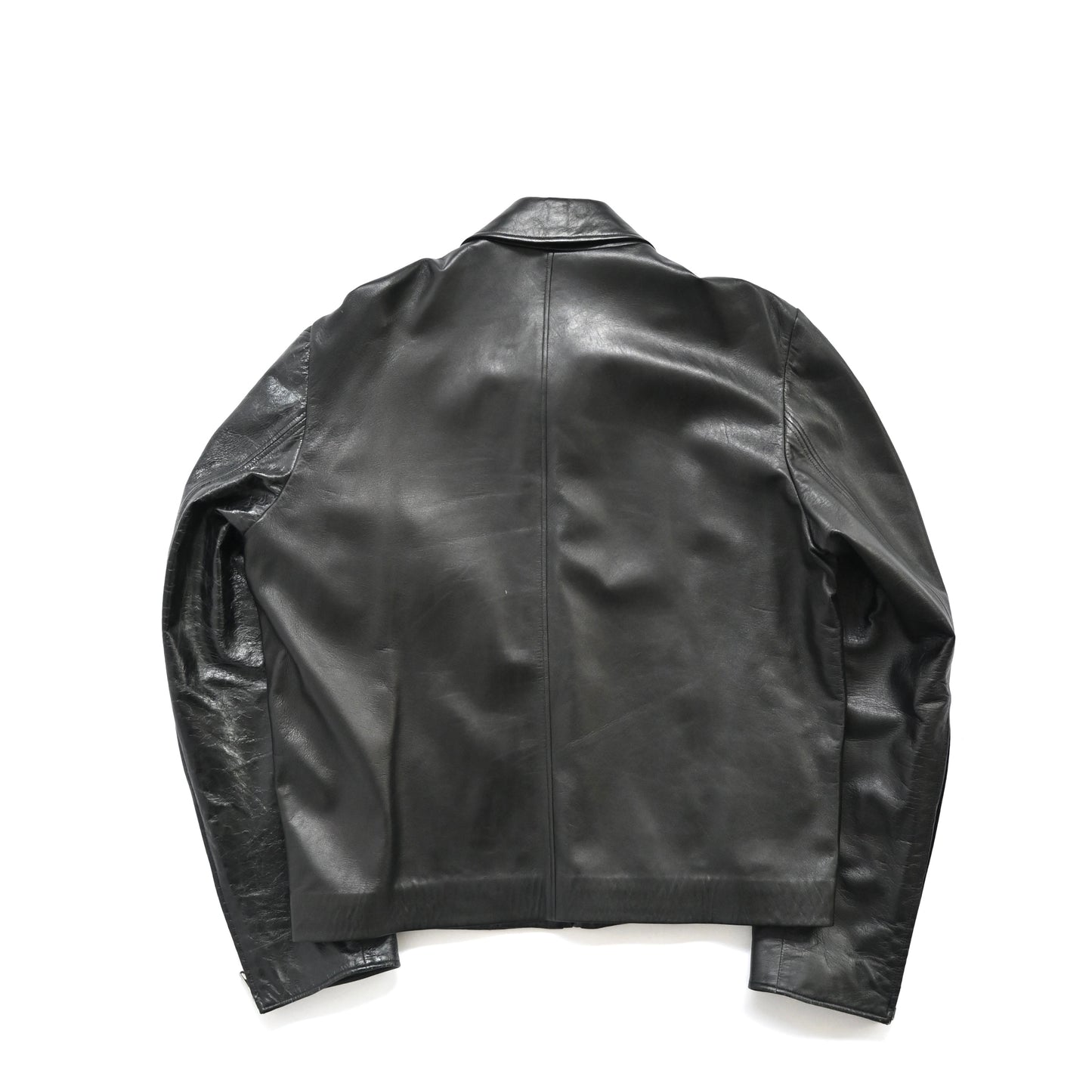 2000s versace pelle leather docking blouson jacket 50