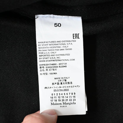 2017aw maison margiela stitch wool tracker jacket 50